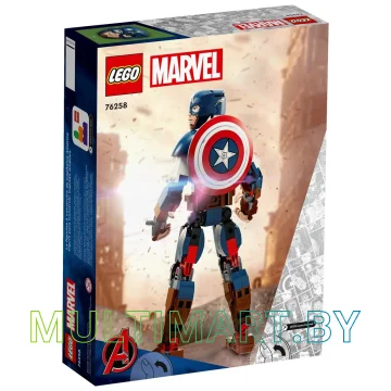 Конструктор LEGO Marvel 76258 Сборная фигурка Капитана Америки картинка 2